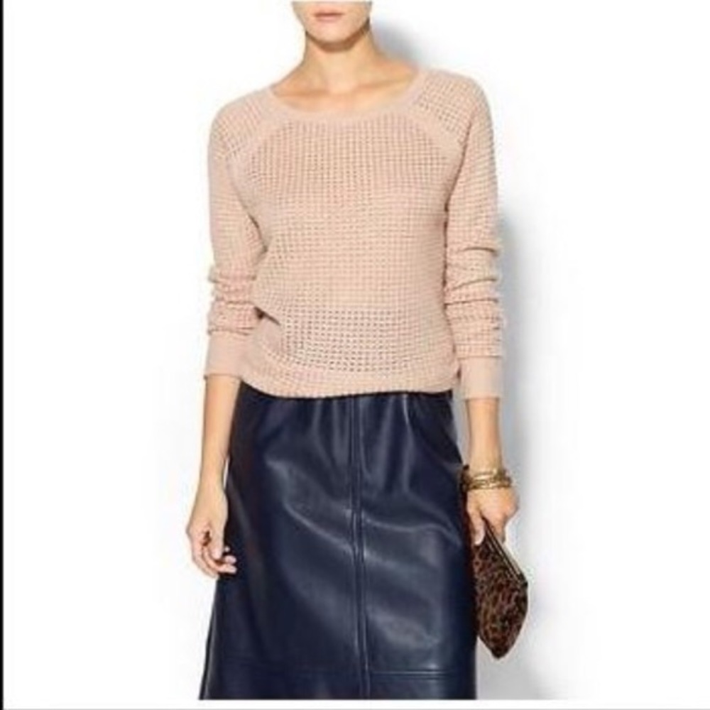 Vince Raglan Cashmere Thermal Sweater - Sz Small